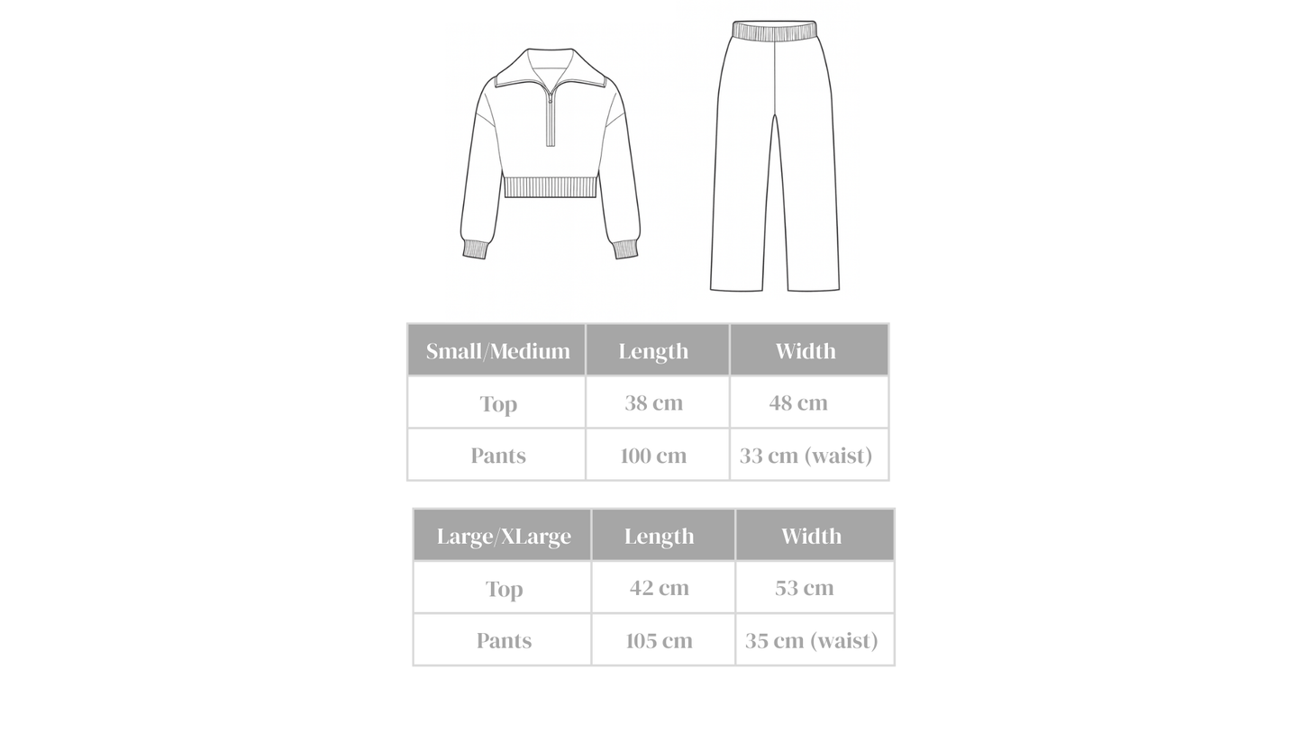 Off-white knit set
