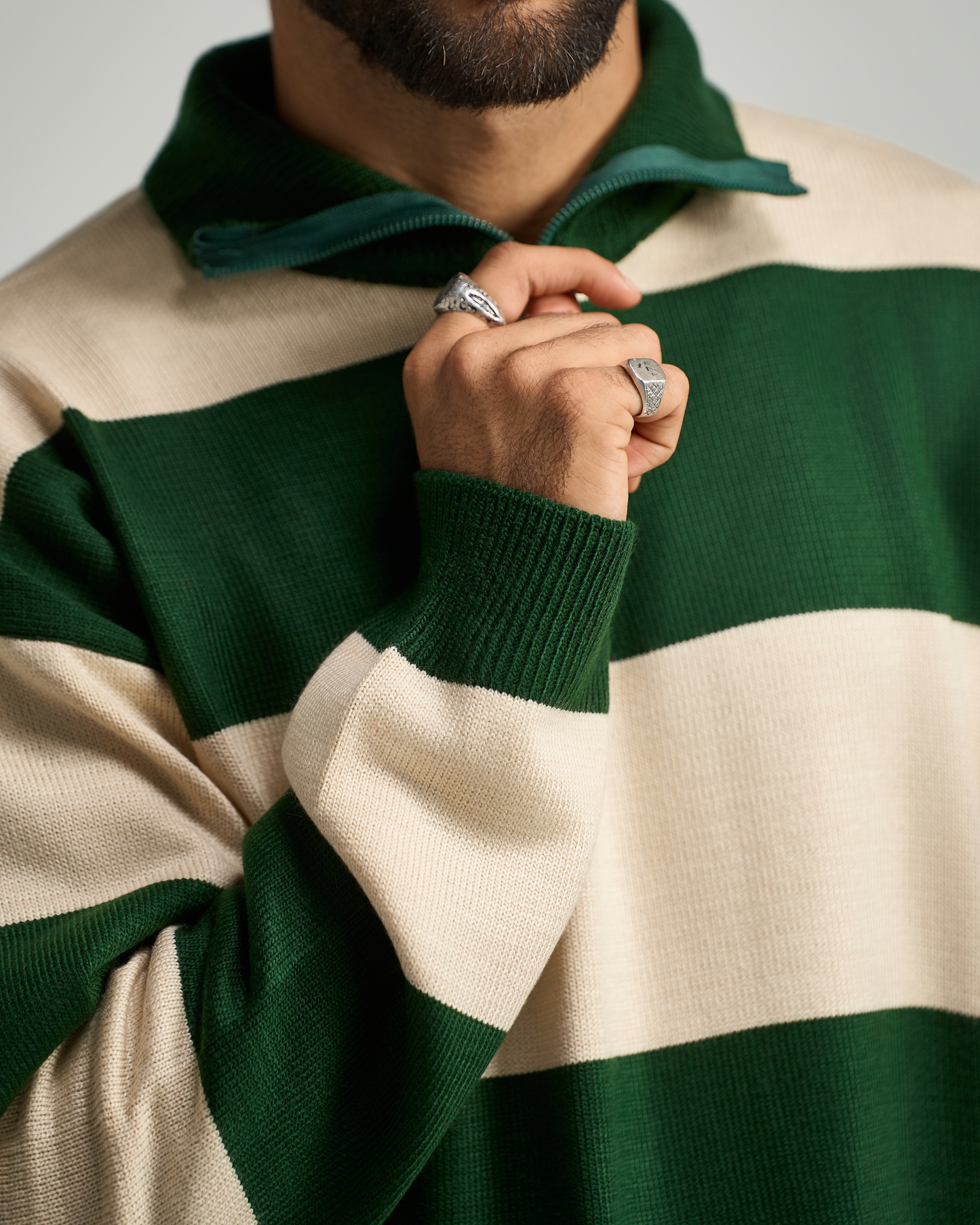 Pattern Quarter Zip